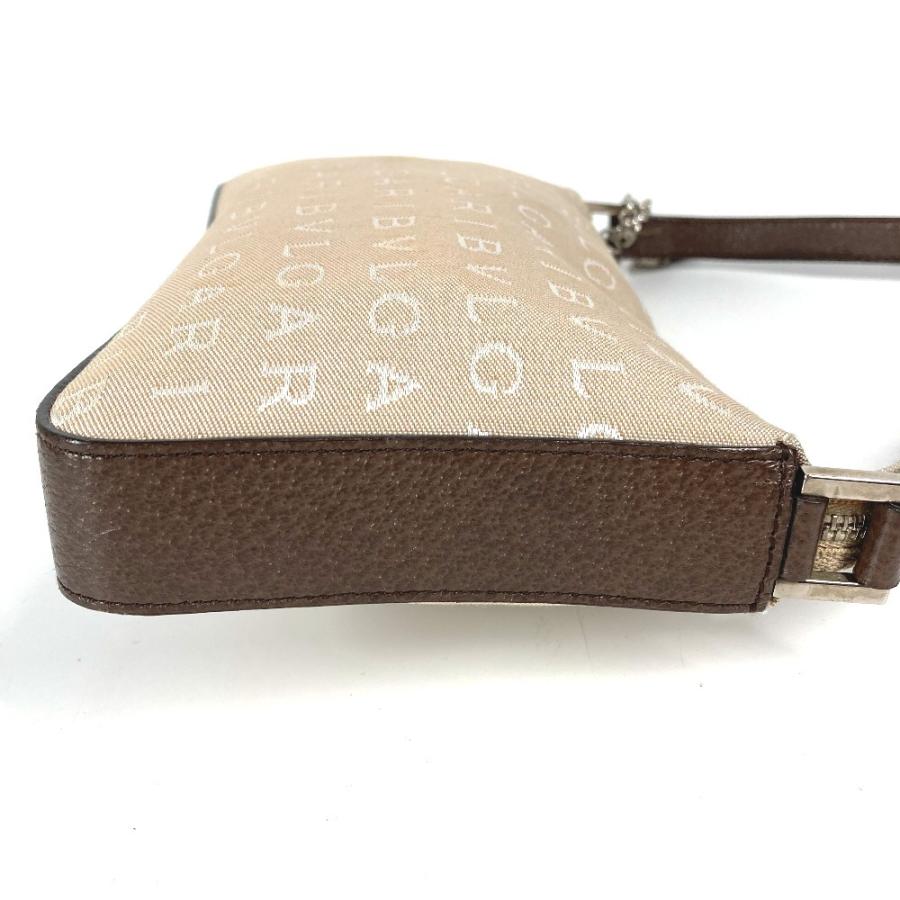 BVLGARI ブルガリ ロゴマニア ロゴ カバン 肩掛け ショルダーバッグ ベージュ ユニセックス【中古】 | BVLGARI | 02