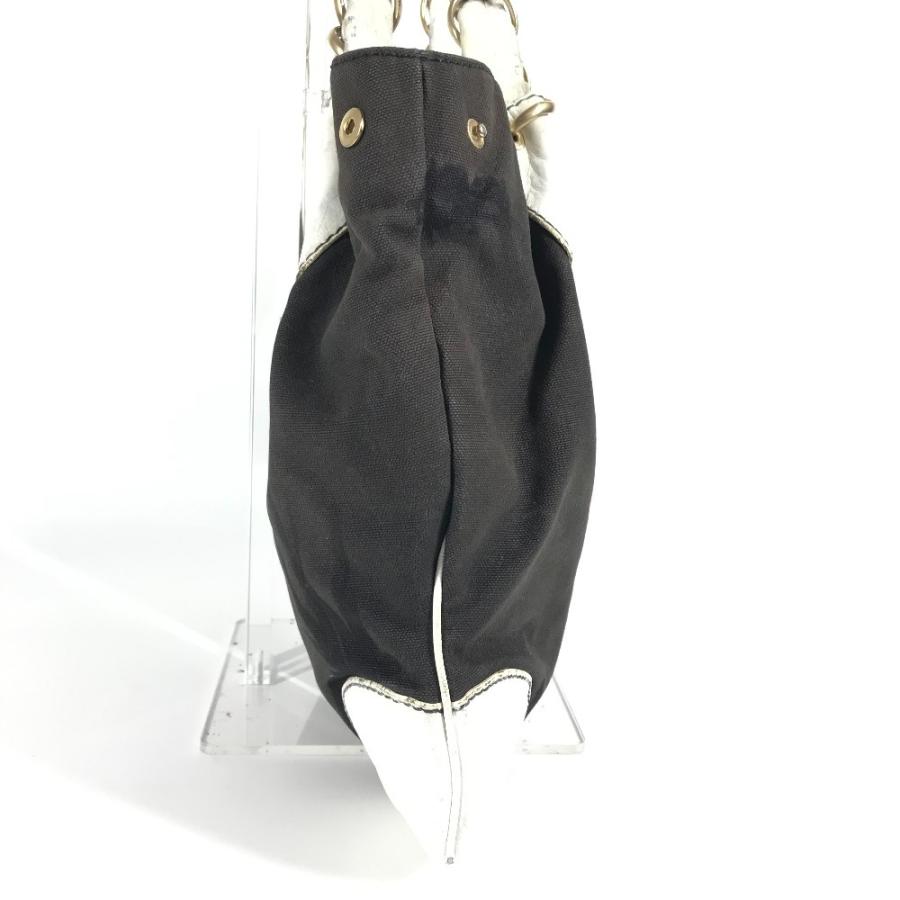 CHANEL シャネル CC ココマーク バイカラー 肩掛け トートバッグ Wチェーンバッグ ショルダーバッグ ブラック レディース【中古】 | CHANEL | 02