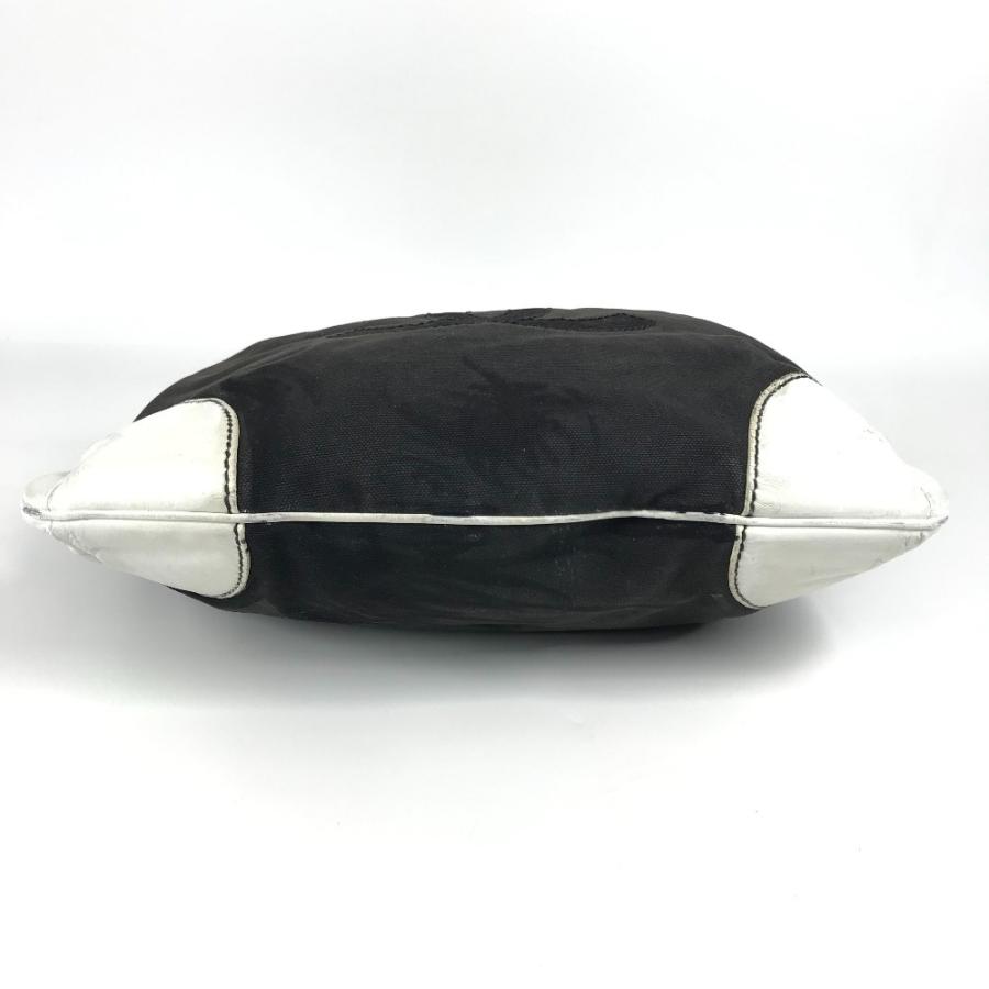 CHANEL シャネル CC ココマーク バイカラー 肩掛け トートバッグ Wチェーンバッグ ショルダーバッグ ブラック レディース【中古】 | CHANEL | 04