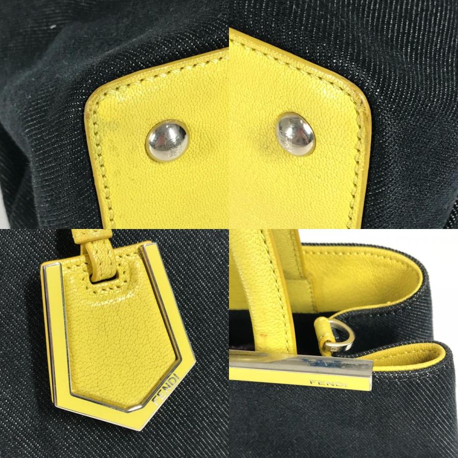 FENDI フェンディ 8BH253 プチ トゥージュール プチトゥージュール カバン トートバッグ ハンドバッグ ブルー レディース【中古】 | FENDI | 07