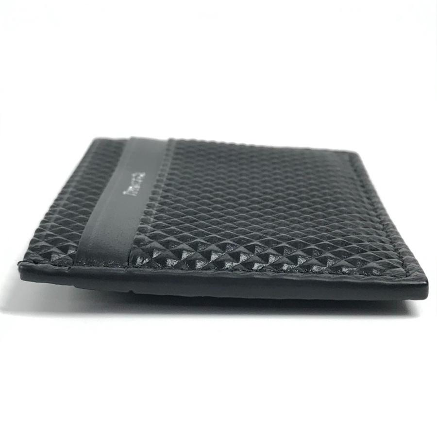 美品 TIFFANY&Co. ティファニー  ダイヤモンドポイント 名刺入れ パスケース カードケース ブラック ユニセックス【中古】 | TIFFANY&Co. | 02