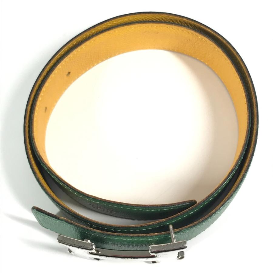 HERMES エルメス Hベルト バックルベルト アクセサリー ヴィンテージ ベルト イエロー レディース【中古】 | HERMES | 06