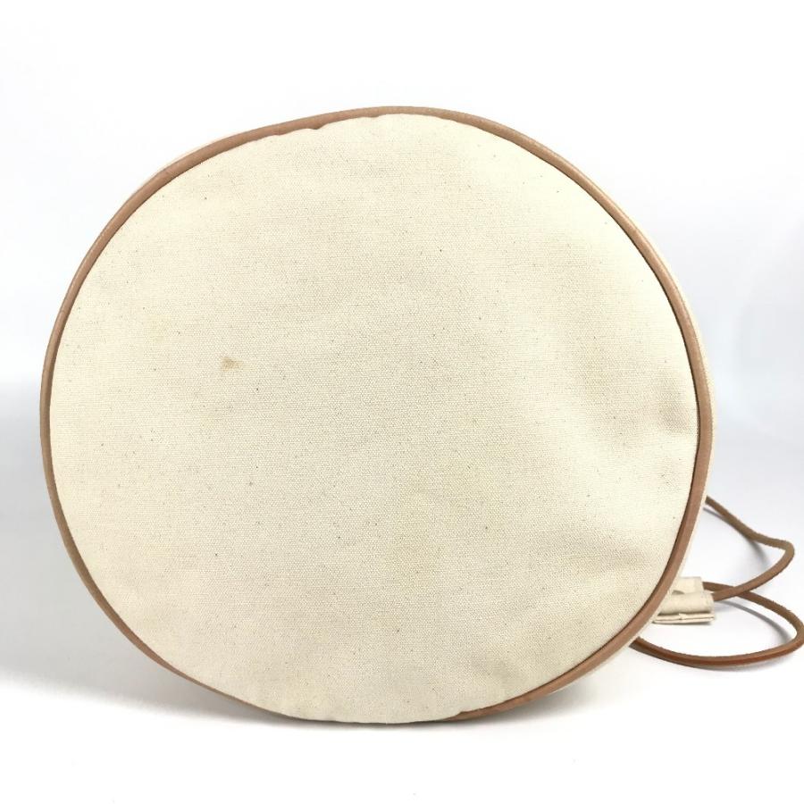 HERMES エルメス ポロションミミルGM ポロションミミル GM カバン 巾着バッグ  Hロゴ ショルダーバッグ ホワイト系 レディース【中古】 | HERMES | 04