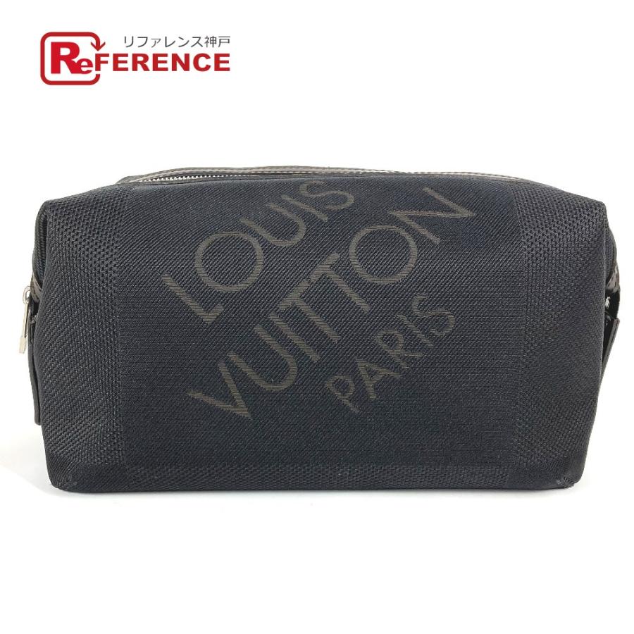 LOUIS VUITTON ルイヴィトン M93091  トゥルースアルバトロス ポーチ クラッチバッグ ダミエジェアン セカンドバッグ ブラック  【中古】 | LOUIS VUITTON