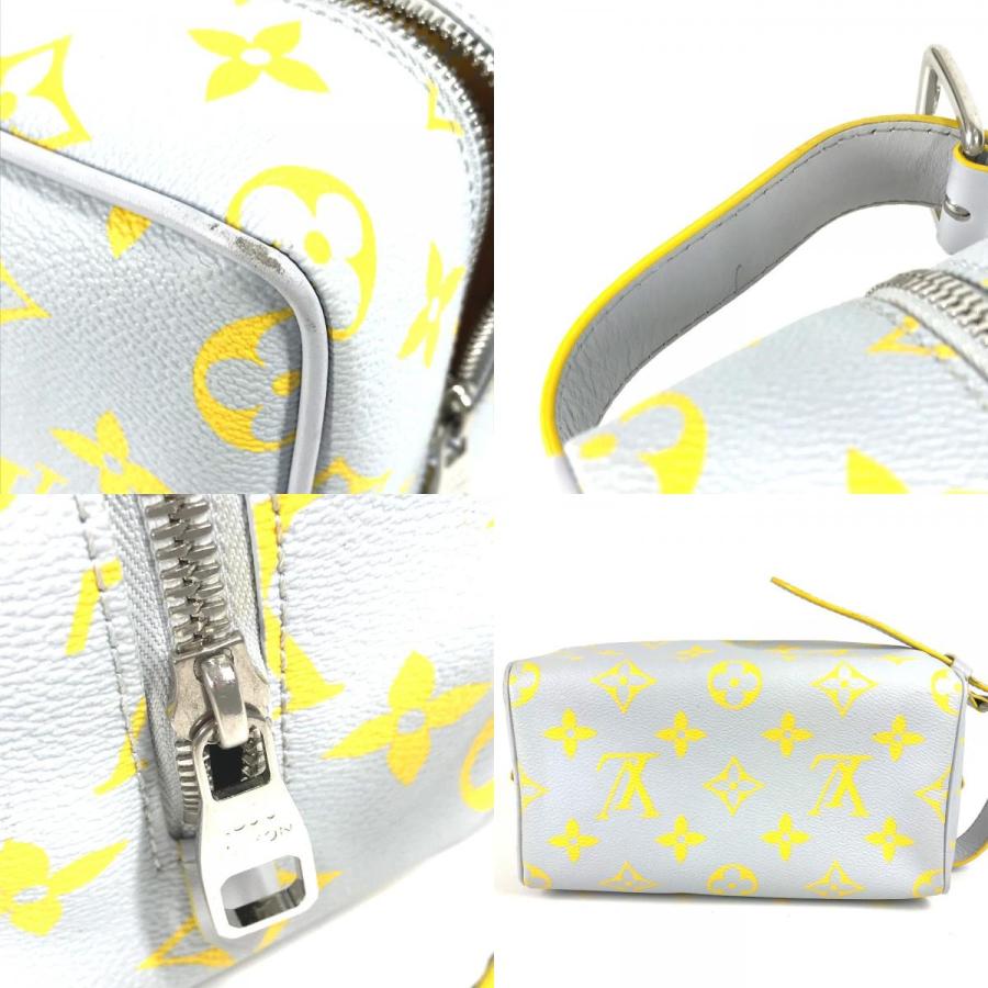 LOUIS VUITTON ルイヴィトン M24536 ロッカー ドップ・キット ポーチ クラッチバッグ モノグラムグロウ セカンドバッグ グレー【中古】 | LOUIS VUITTON | 08