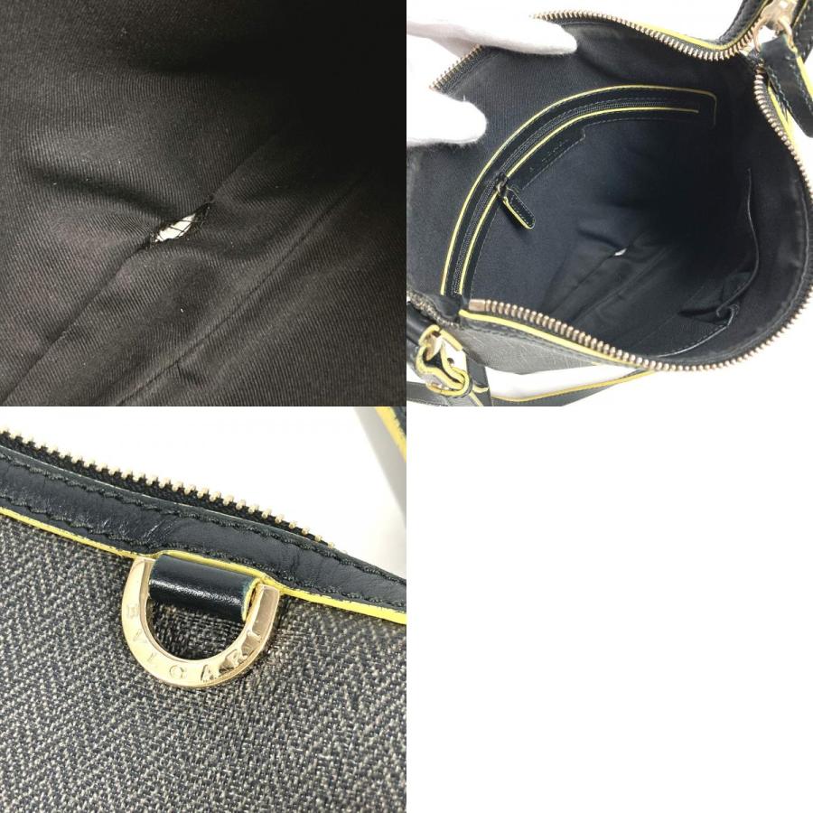 BVLGARI ブルガリ S.Bulgari ロゴ カバン 斜め掛け ポシェット コレツィオーネ ショルダーバッグ グレー ユニセックス【中古】 | BVLGARI | 09