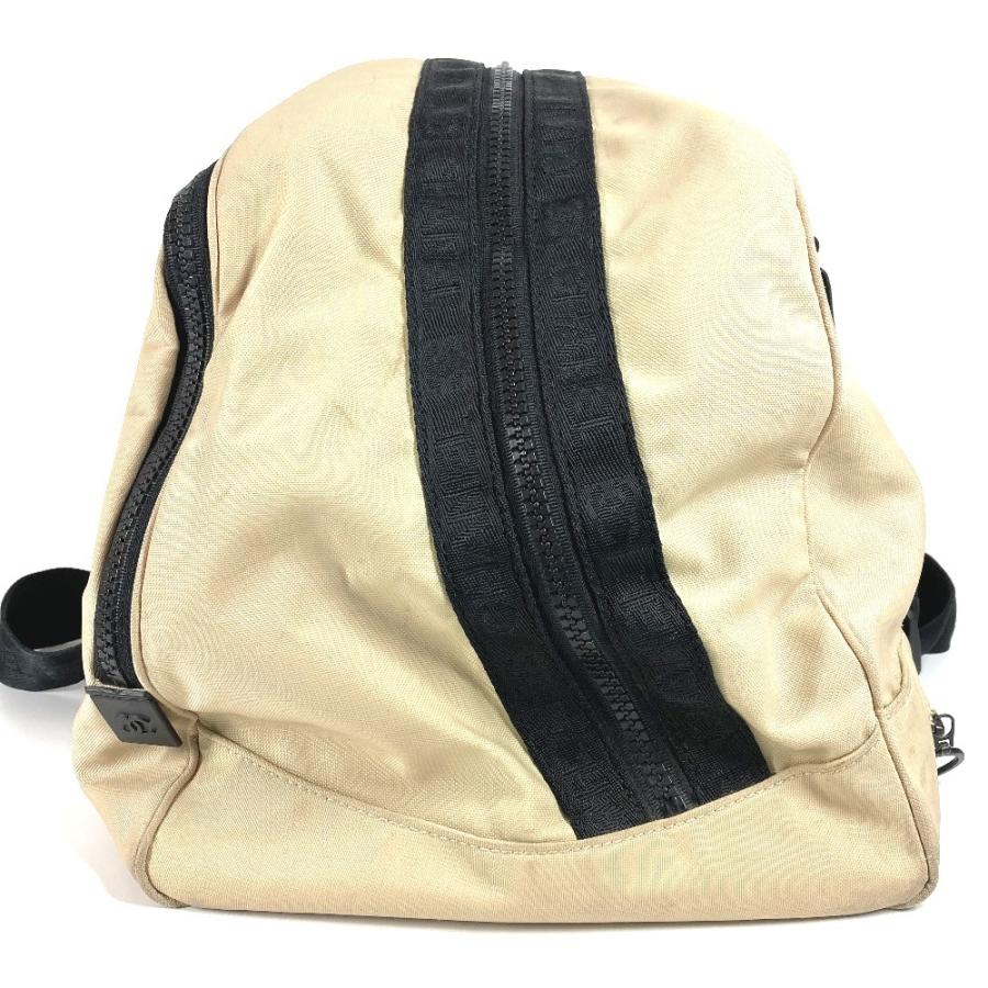 CHANEL シャネル CC ココマーク ロゴ ハンドバッグ カバン 旅行バッグ トラベルバッグ スポーツ sports ボストンバッグ ベージュ【中古】 | CHANEL | 02