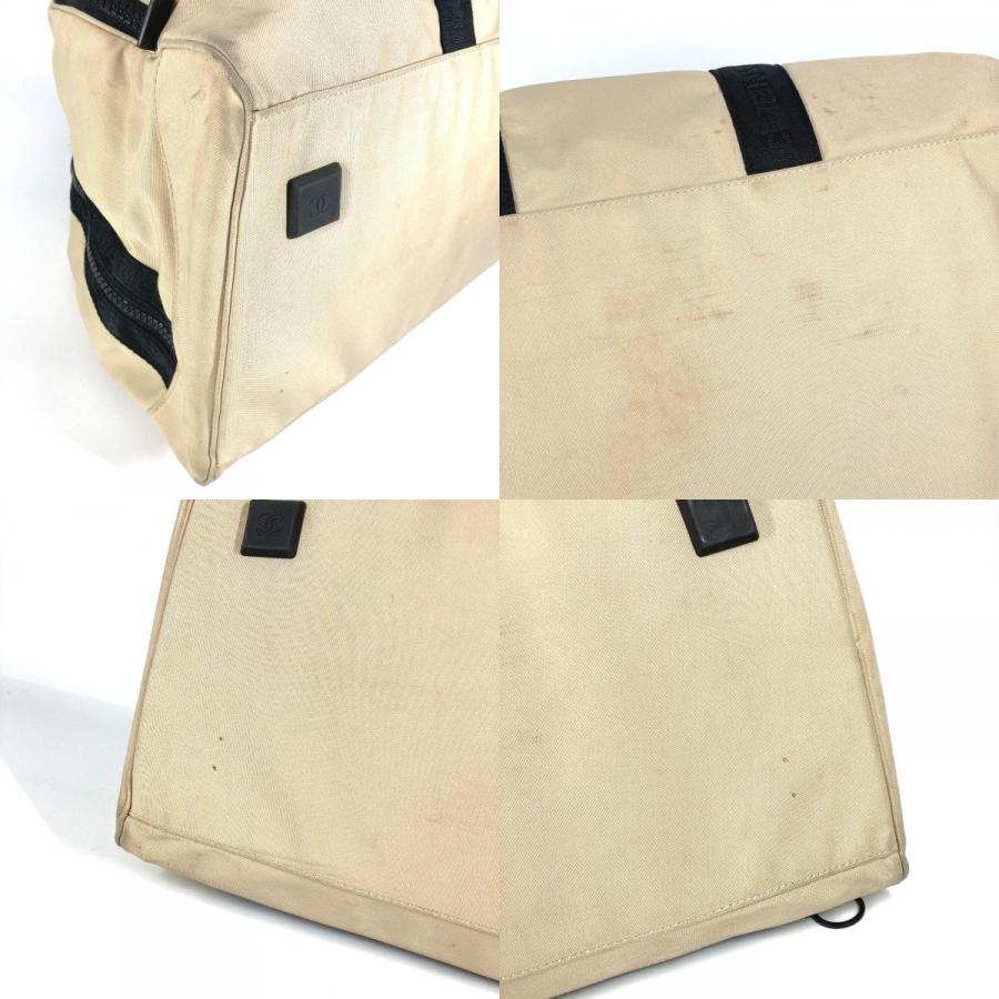 CHANEL シャネル CC ココマーク ロゴ ハンドバッグ カバン 旅行バッグ トラベルバッグ スポーツ sports ボストンバッグ ベージュ【中古】 | CHANEL | 06