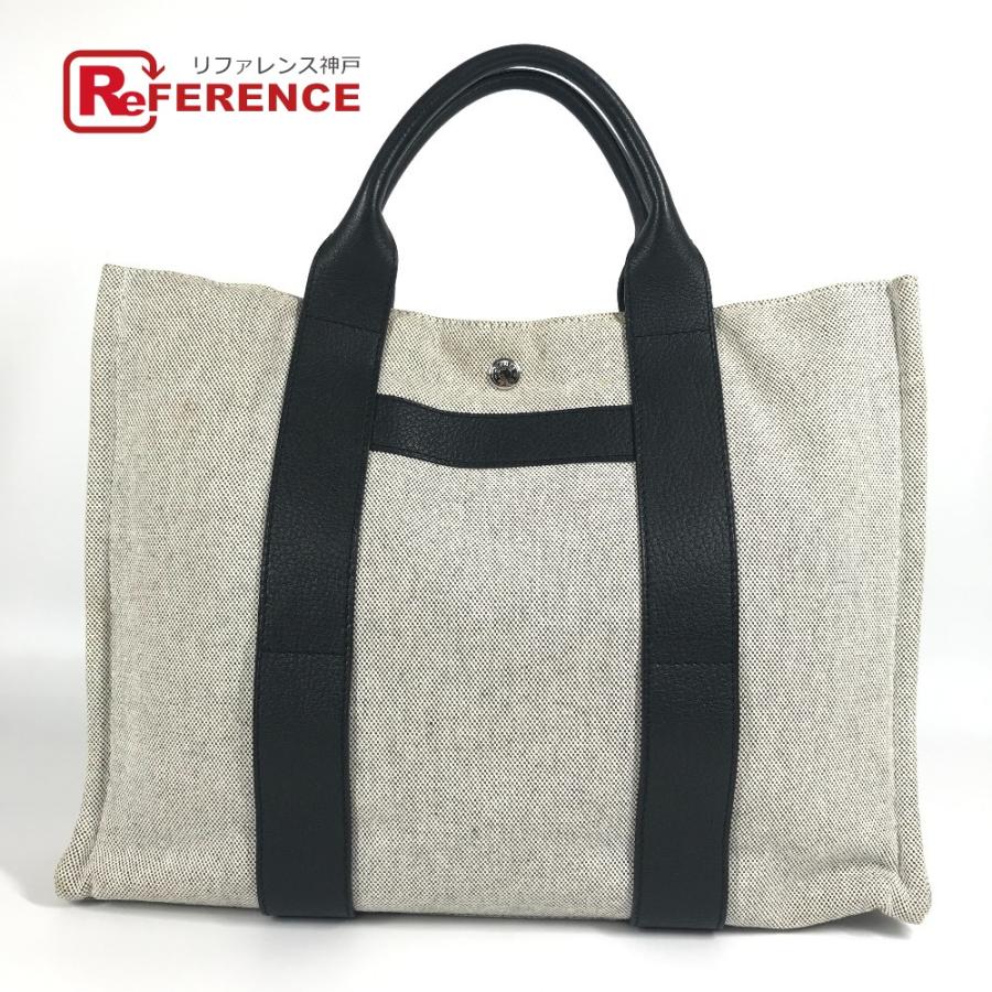 HERMES エルメス サックアーネMM サックアーネ MM トートバッグ カバン ハンドバッグ ブラック ユニセックス【中古】 | HERMES