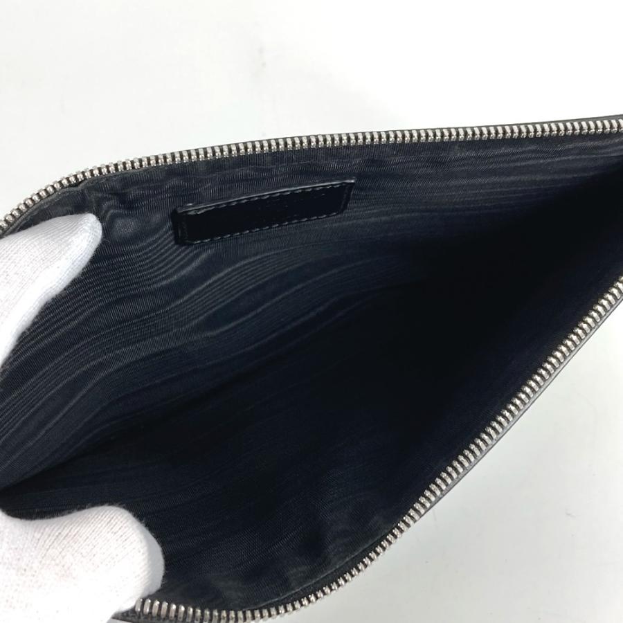 Salvatore Ferragamo サルヴァトーレフェラガモ 総柄 ロゴ ポーチ カバン クラッチバッグ ブラック メンズ【中古】 |  | 03