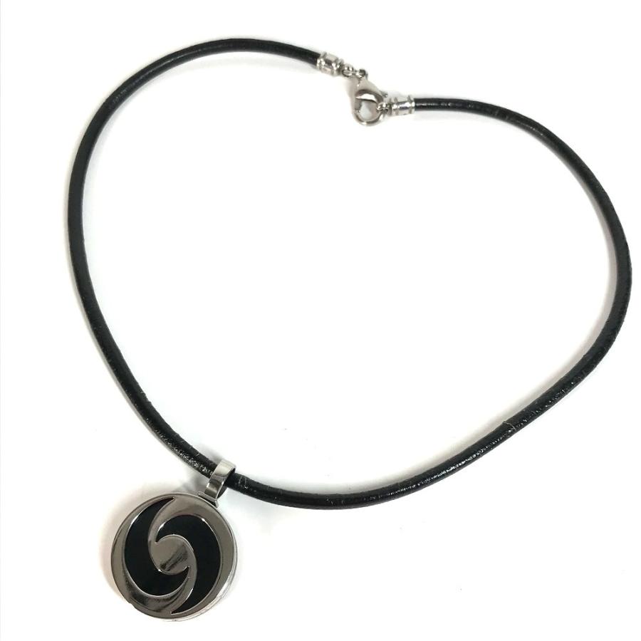 BVLGARI ブルガリ アレグラオプティカル ネックレス アクセサリー チョーカー 革紐 ネックレス シルバー ユニセックス【中古】 | BVLGARI | 01