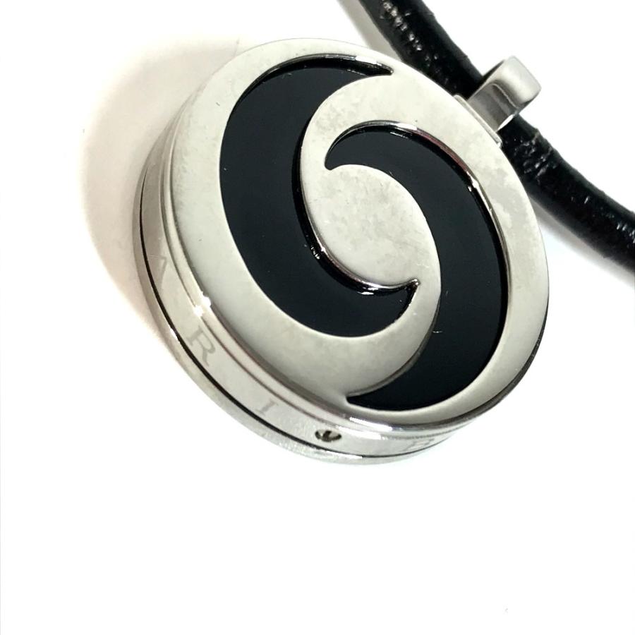 BVLGARI ブルガリ アレグラオプティカル ネックレス アクセサリー チョーカー 革紐 ネックレス シルバー ユニセックス【中古】 | BVLGARI | 02