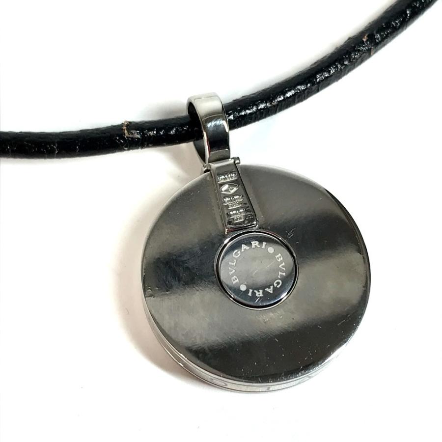 BVLGARI ブルガリ アレグラオプティカル ネックレス アクセサリー チョーカー 革紐 ネックレス シルバー ユニセックス【中古】 | BVLGARI | 07