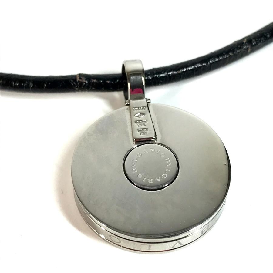 BVLGARI ブルガリ アレグラオプティカル ネックレス アクセサリー チョーカー 革紐 ネックレス シルバー ユニセックス【中古】 | BVLGARI | 08