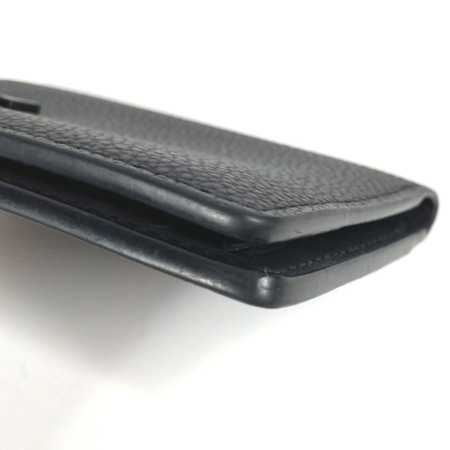 LOUIS VUITTON ルイヴィトン M69979 オーガナイザードゥポッシュ 名刺入れ パスケース LVアエログラム カードケース ノワール 【中古】 | LOUIS VUITTON | 02