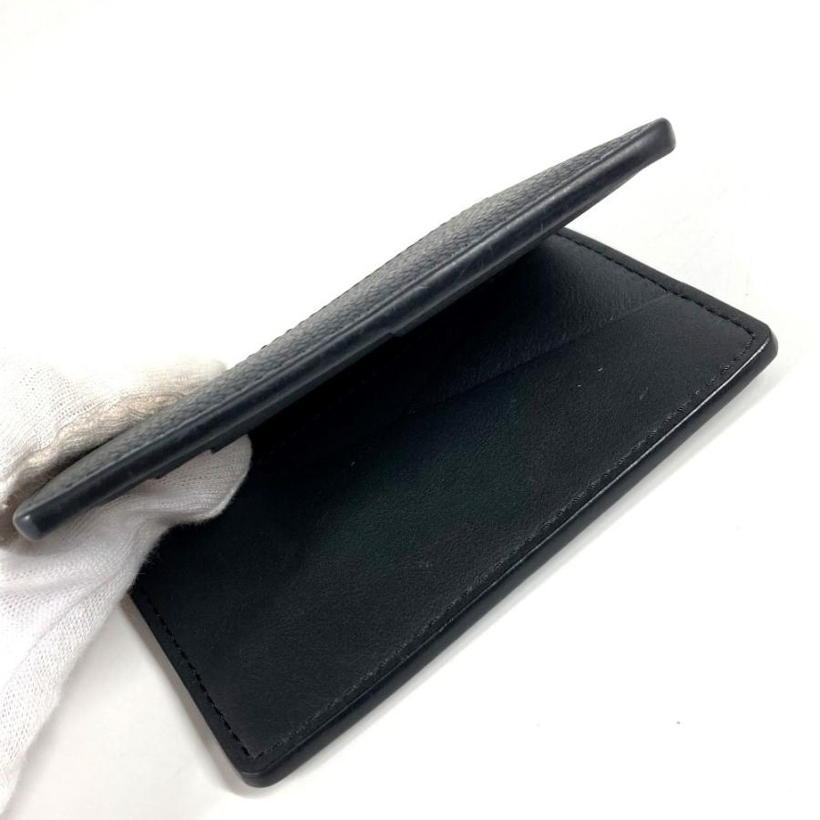 LOUIS VUITTON ルイヴィトン M69979 オーガナイザードゥポッシュ 名刺入れ パスケース LVアエログラム カードケース ノワール 【中古】 | LOUIS VUITTON | 04