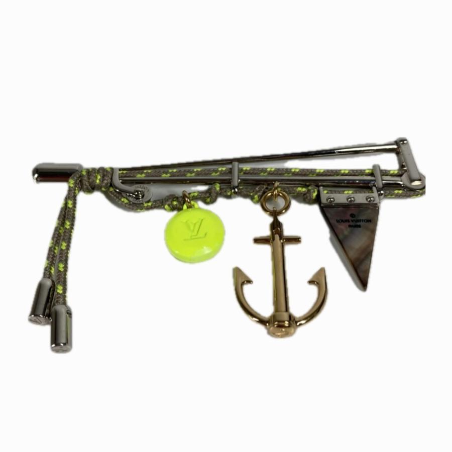 LOUIS VUITTON ルイヴィトン ロープ LVロゴ ピンブローチ アクセサリー ブローチ シルバー ユニセックス【中古】 | LOUIS VUITTON | 02