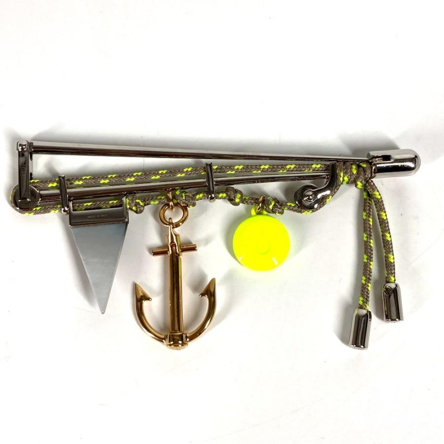 LOUIS VUITTON ルイヴィトン ロープ LVロゴ ピンブローチ アクセサリー ブローチ シルバー ユニセックス【中古】 | LOUIS VUITTON | 04