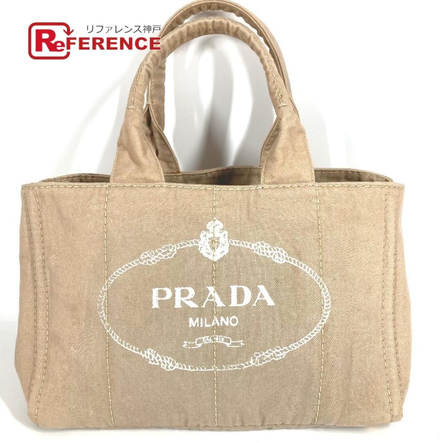 PRADA プラダ B1877B カナパ カバン トートバッグ ショルダーバッグ 肩掛け ハンドバッグ ベージュ ユニセックス【中古】 | PRADA