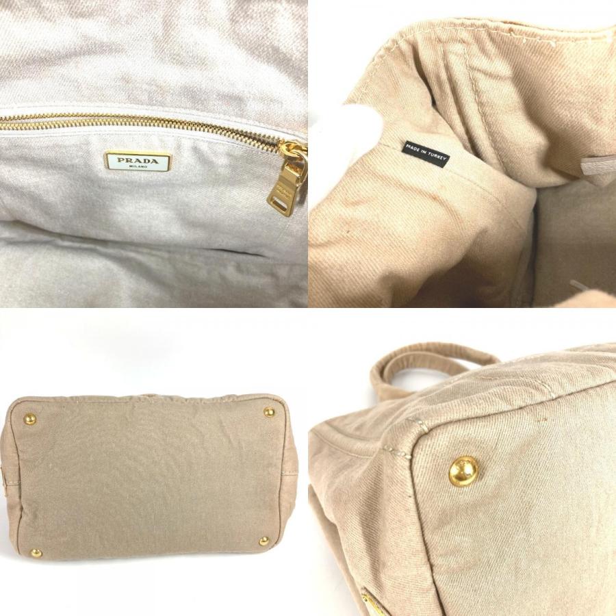 PRADA プラダ B1877B カナパ カバン トートバッグ ショルダーバッグ 肩掛け ハンドバッグ ベージュ ユニセックス【中古】 | PRADA | 08