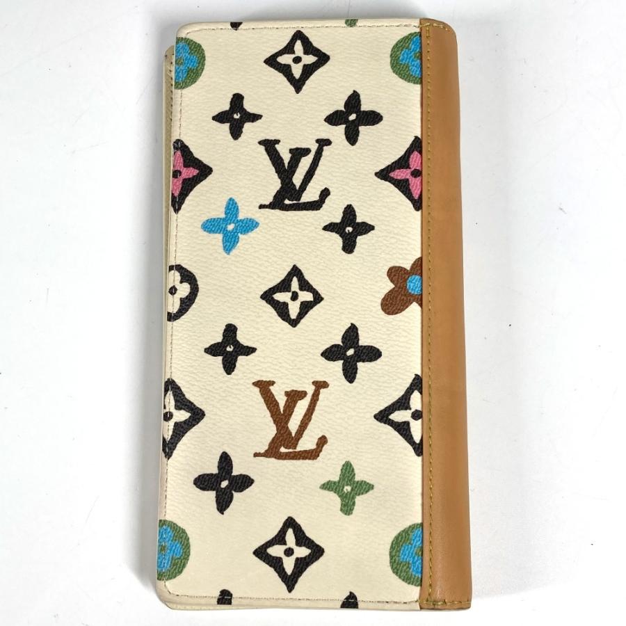 LOUIS VUITTON ルイヴィトン M83335 ポルトフォイユ・ブラザ NM ロングウォレット 2つ折り モノグラムクラギー 長財布 バニラ【中古】 | LOUIS VUITTON | 01