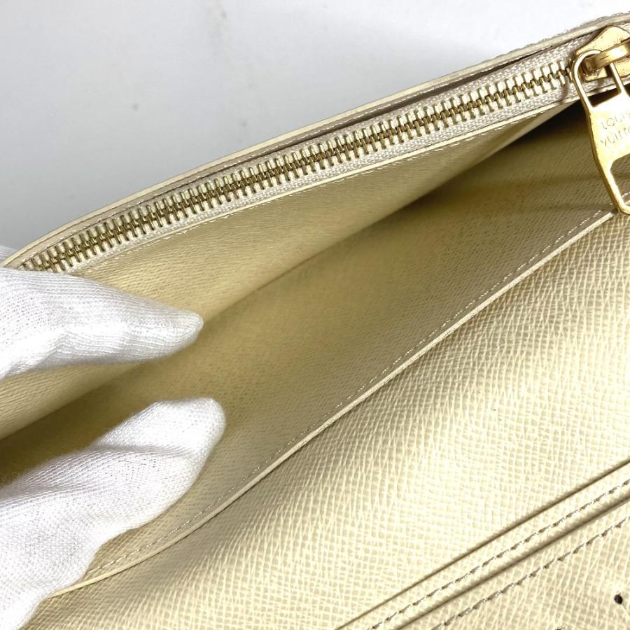 LOUIS VUITTON ルイヴィトン M83335 ポルトフォイユ・ブラザ NM ロングウォレット 2つ折り モノグラムクラギー 長財布 バニラ【中古】 | LOUIS VUITTON | 04