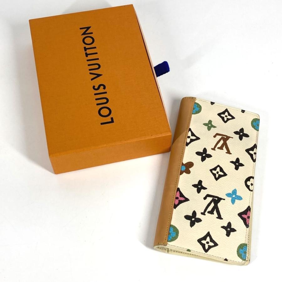 LOUIS VUITTON ルイヴィトン M83335 ポルトフォイユ・ブラザ NM ロングウォレット 2つ折り モノグラムクラギー 長財布 バニラ【中古】 | LOUIS VUITTON | 05