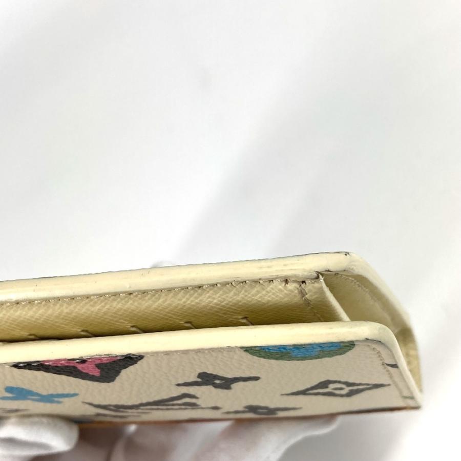 LOUIS VUITTON ルイヴィトン M83335 ポルトフォイユ・ブラザ NM ロングウォレット 2つ折り モノグラムクラギー 長財布 バニラ【中古】 | LOUIS VUITTON | 06