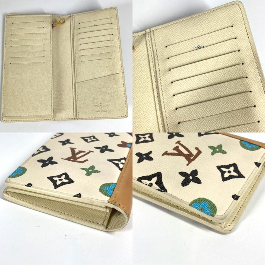 LOUIS VUITTON ルイヴィトン M83335 ポルトフォイユ・ブラザ NM ロングウォレット 2つ折り モノグラムクラギー 長財布 バニラ【中古】 | LOUIS VUITTON | 08