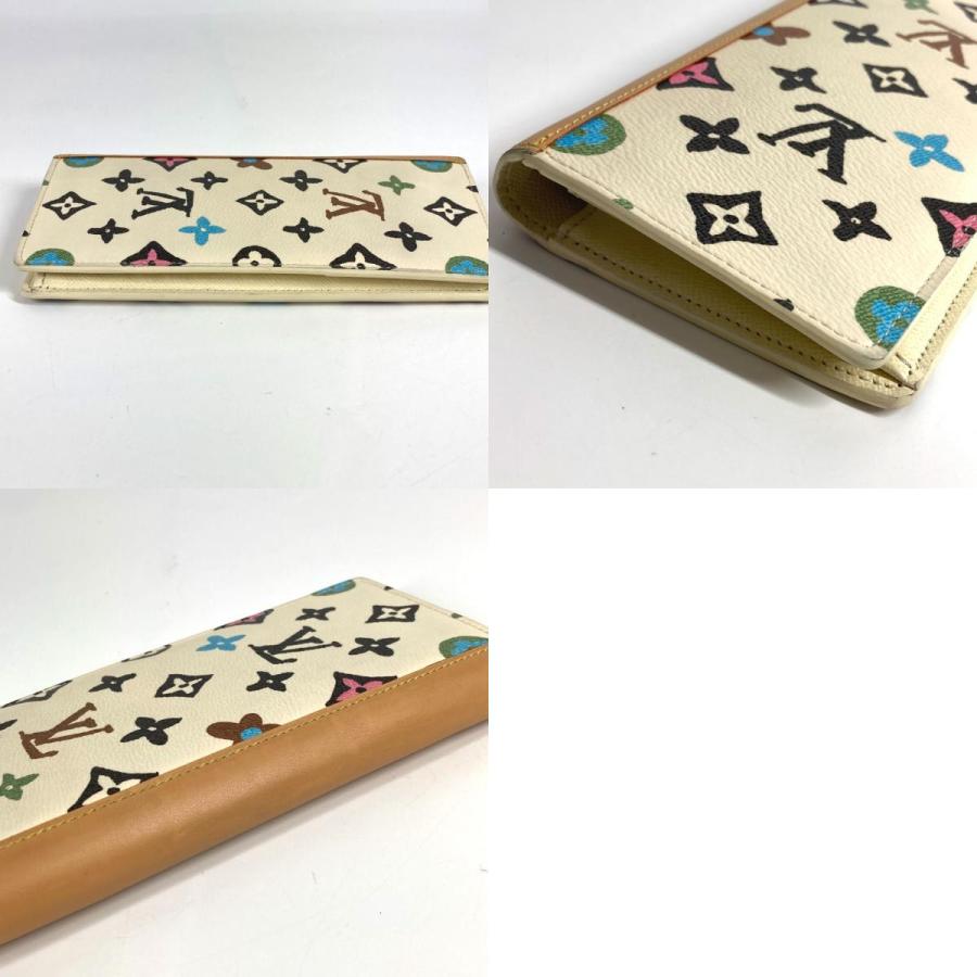 LOUIS VUITTON ルイヴィトン M83335 ポルトフォイユ・ブラザ NM ロングウォレット 2つ折り モノグラムクラギー 長財布 バニラ【中古】 | LOUIS VUITTON | 09