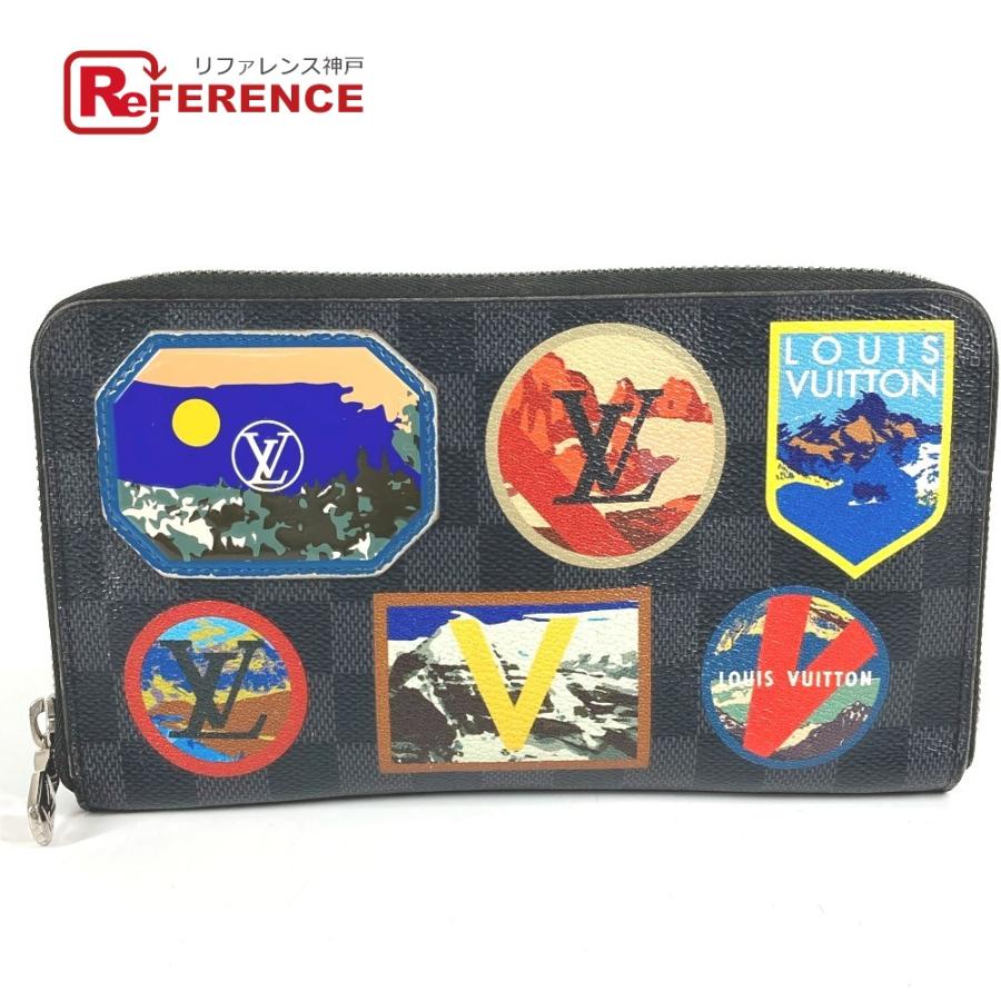 LOUIS VUITTON ルイヴィトン N60153  ジッピーオーガナイザーNM ロングウォレット ダミエグラフィット LVアルプス ワッペン 長財布【中古】 | LOUIS VUITTON
