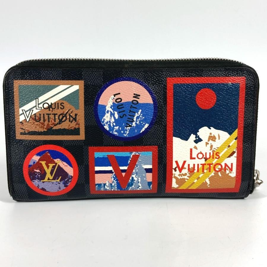 LOUIS VUITTON ルイヴィトン N60153  ジッピーオーガナイザーNM ロングウォレット ダミエグラフィット LVアルプス ワッペン 長財布【中古】 | LOUIS VUITTON | 01