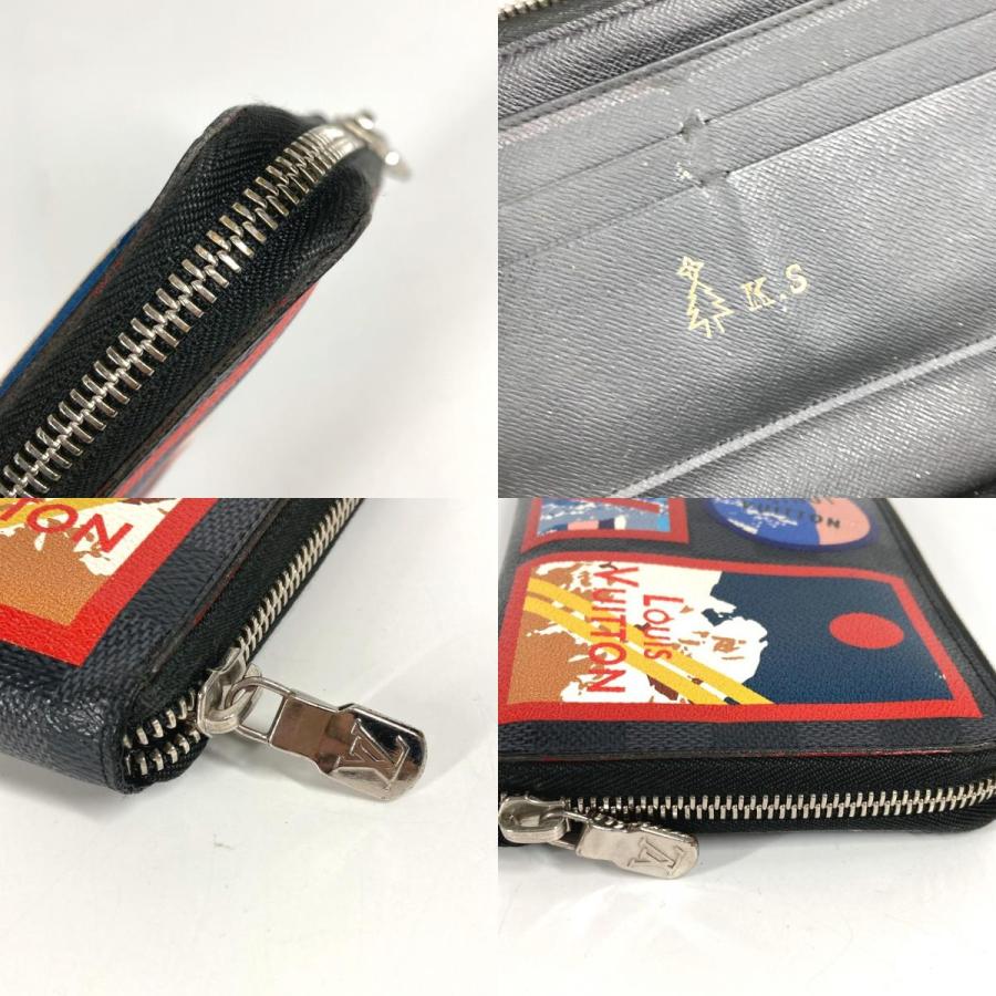LOUIS VUITTON ルイヴィトン N60153  ジッピーオーガナイザーNM ロングウォレット ダミエグラフィット LVアルプス ワッペン 長財布【中古】 | LOUIS VUITTON | 08