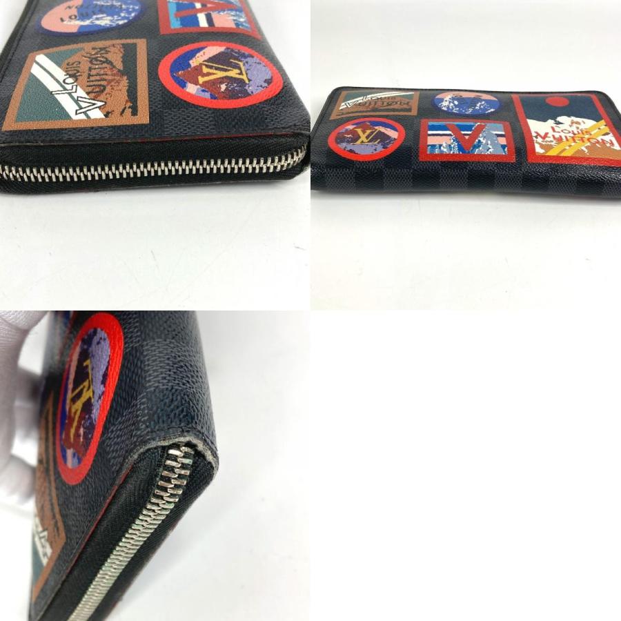 LOUIS VUITTON ルイヴィトン N60153  ジッピーオーガナイザーNM ロングウォレット ダミエグラフィット LVアルプス ワッペン 長財布【中古】 | LOUIS VUITTON | 09