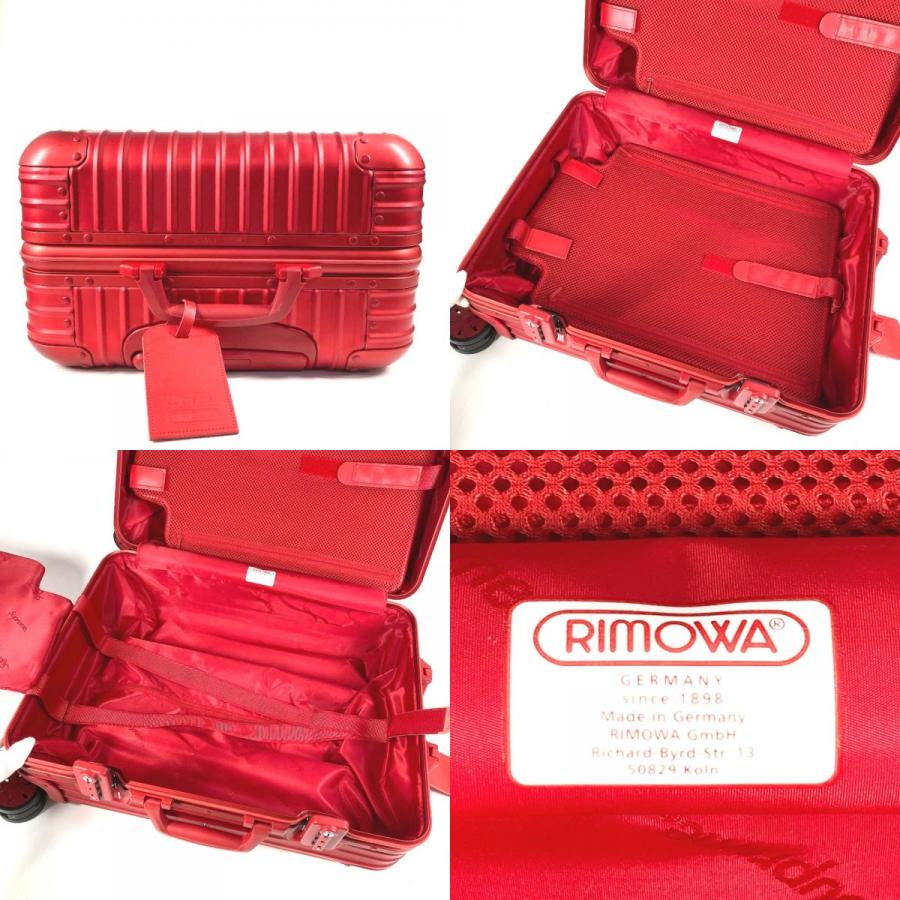 Supreme シュプリーム Topas Multiwheel 45L トパーズ マルチホイール スーツケース 4輪 45L RIMOWA リモワ キャリーバッグ レッド【中古】 | Supreme | 07