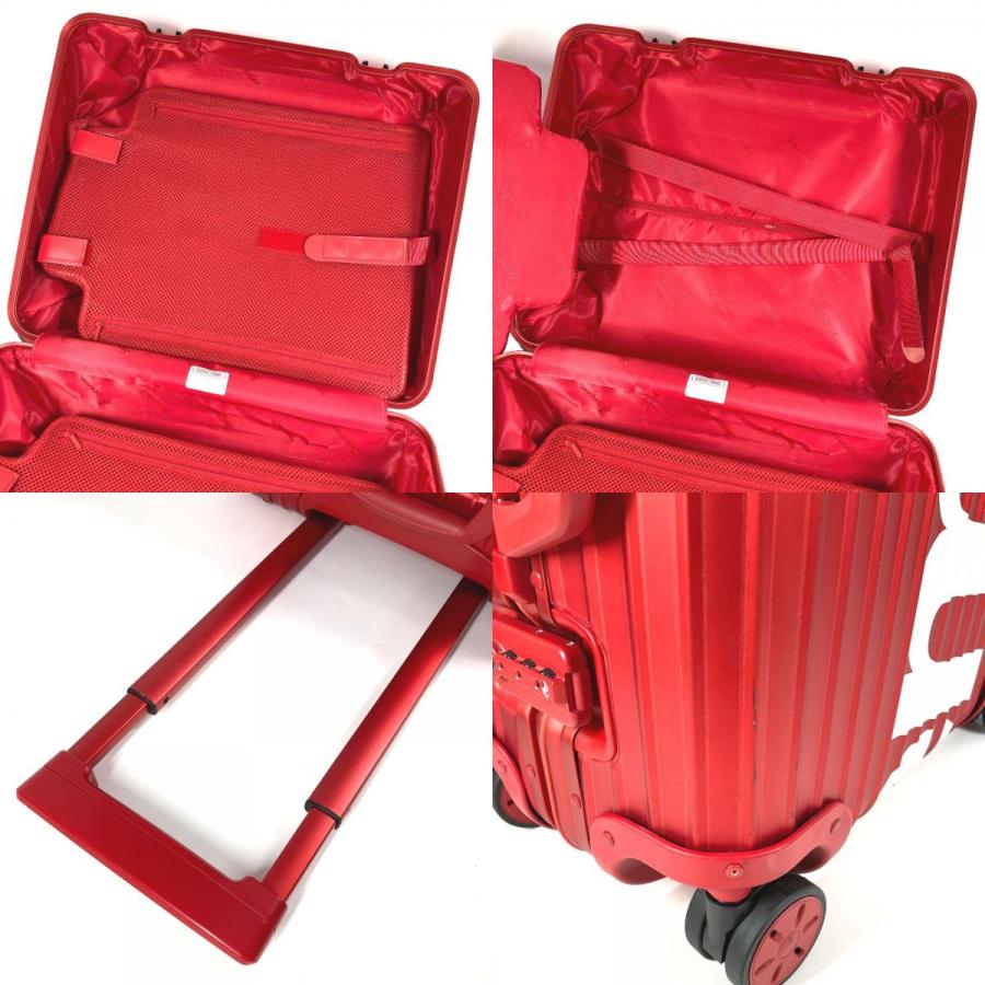 Supreme シュプリーム Topas Multiwheel 45L トパーズ マルチホイール スーツケース 4輪 45L RIMOWA リモワ キャリーバッグ レッド【中古】 | Supreme | 08