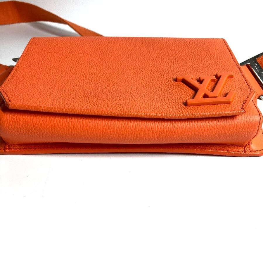 LOUIS VUITTON ルイヴィトン M59625 バムバッグ NV  ウエストバッグ ショルダーバッグ  LVアエログラム ボディバッグ オレンジ【中古】 | LOUIS VUITTON | 04