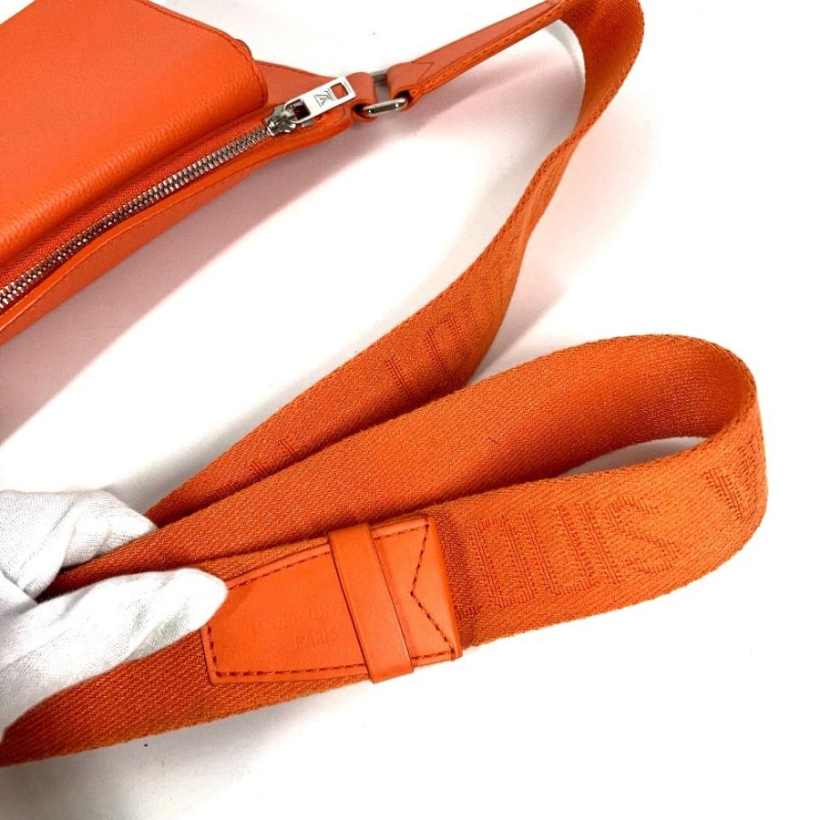 LOUIS VUITTON ルイヴィトン M59625 バムバッグ NV  ウエストバッグ ショルダーバッグ  LVアエログラム ボディバッグ オレンジ【中古】 | LOUIS VUITTON | 07