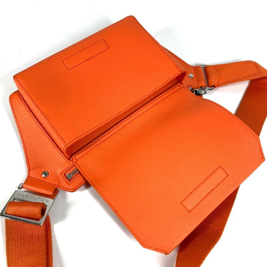 LOUIS VUITTON ルイヴィトン M59625 バムバッグ NV  ウエストバッグ ショルダーバッグ  LVアエログラム ボディバッグ オレンジ【中古】 | LOUIS VUITTON | 08