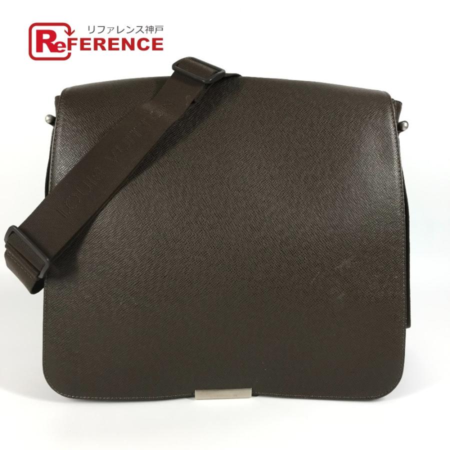 LOUIS VUITTON ルイヴィトン M30148 ヴィクトール 斜め掛け フラップ メッセンジャーバッグ タイガ ショルダーバッグ グリズリ【中古】 | LOUIS VUITTON