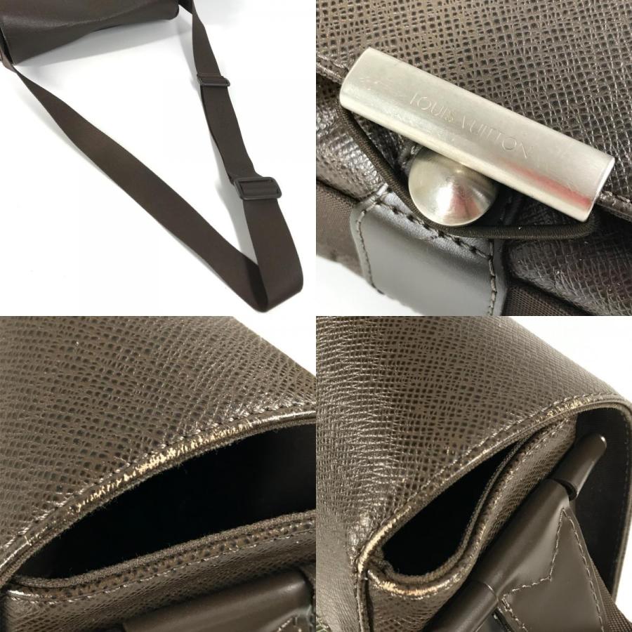 LOUIS VUITTON ルイヴィトン M30148 ヴィクトール 斜め掛け フラップ メッセンジャーバッグ タイガ ショルダーバッグ グリズリ【中古】 | LOUIS VUITTON | 07