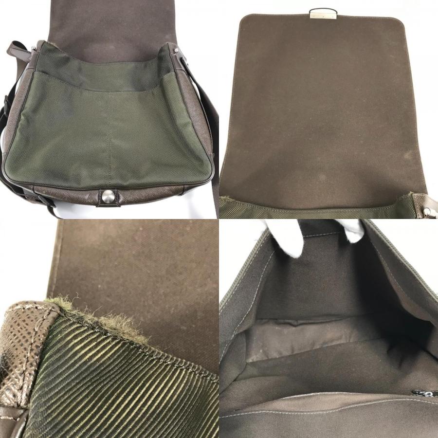 LOUIS VUITTON ルイヴィトン M30148 ヴィクトール 斜め掛け フラップ メッセンジャーバッグ タイガ ショルダーバッグ グリズリ【中古】 | LOUIS VUITTON | 08