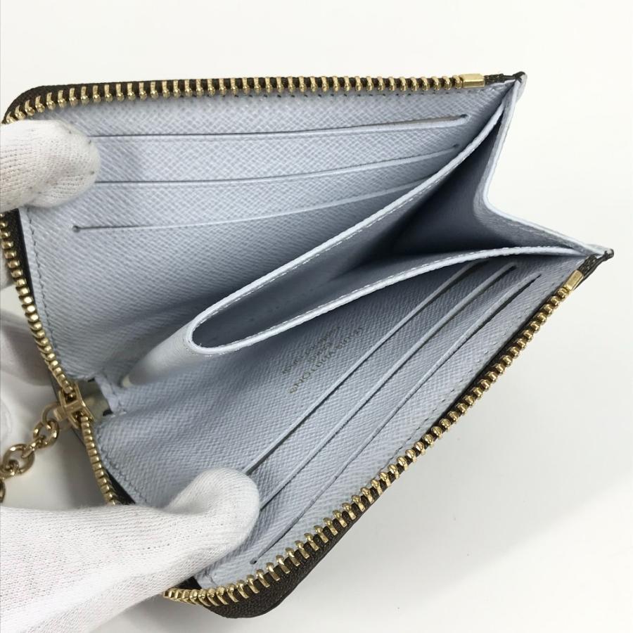 美品 LOUIS VUITTON ルイヴィトン M14530 ポルトフォイユ・ノア コンパクト 財布 モノグラム 日本限定 2つ折り財布 アズールブルー【中古】 | LOUIS VUITTON | 07