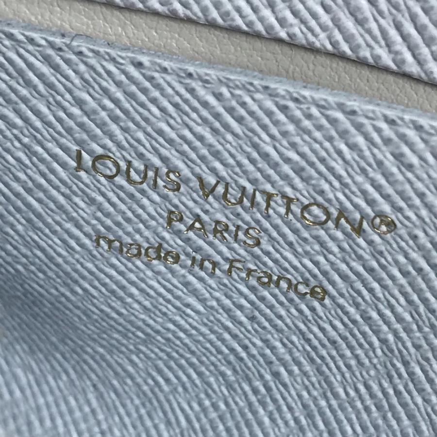 美品 LOUIS VUITTON ルイヴィトン M14530 ポルトフォイユ・ノア コンパクト 財布 モノグラム 日本限定 2つ折り財布 アズールブルー【中古】 | LOUIS VUITTON | 08
