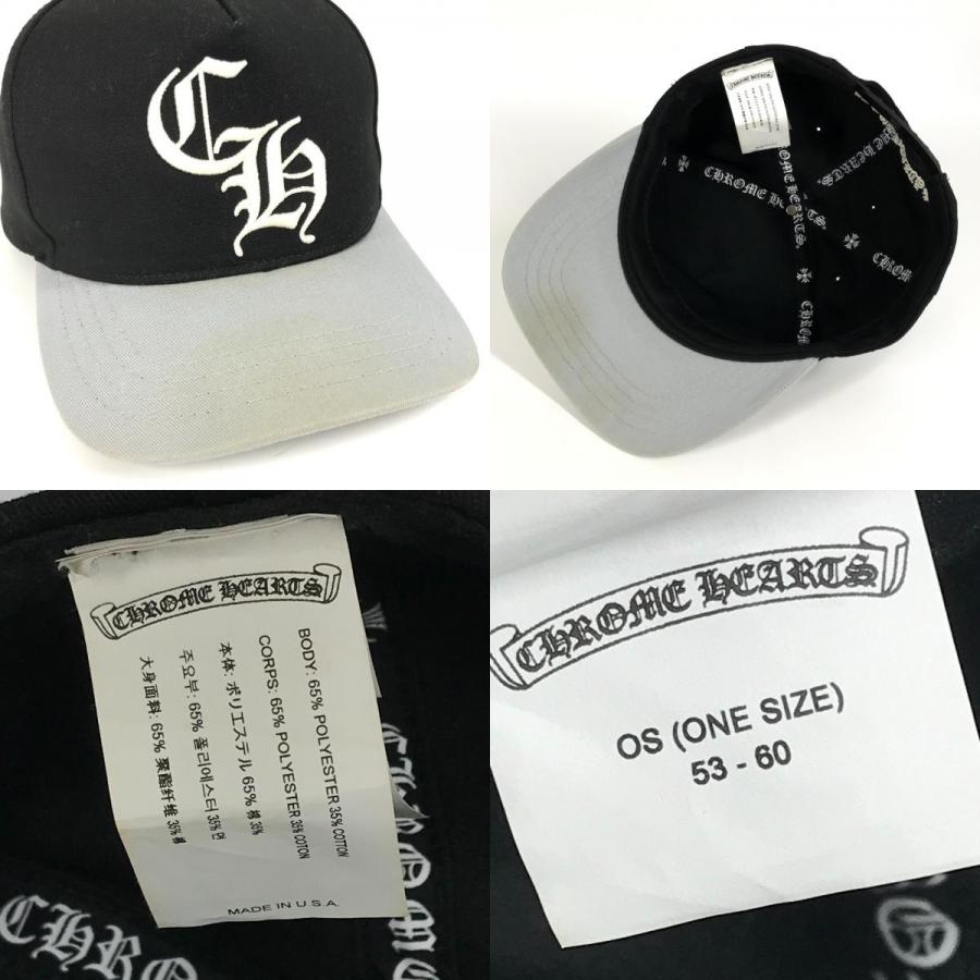 CHROME HEARTS クロムハーツ CHロゴ バイカラー 帽子 キャップ帽 ベースボール キャップ ブラック ユニセックス【中古】 |  | 08