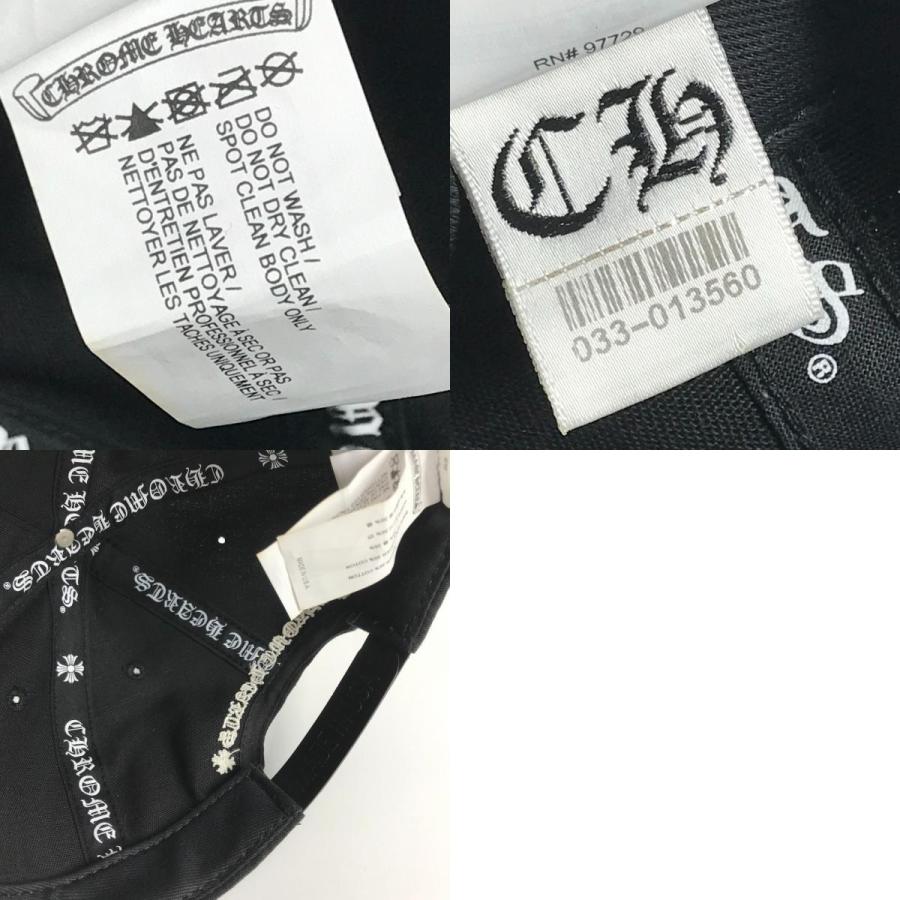 CHROME HEARTS クロムハーツ CHロゴ バイカラー 帽子 キャップ帽 ベースボール キャップ ブラック ユニセックス【中古】 |  | 09