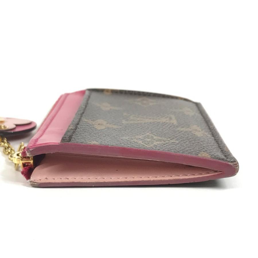 LOUIS VUITTON ルイヴィトン M67494 ポルトカルト・ジップ フラワーチャーム 小銭入れ 財布 モノグラム コインケース ピンク【中古】 | LOUIS VUITTON | 02