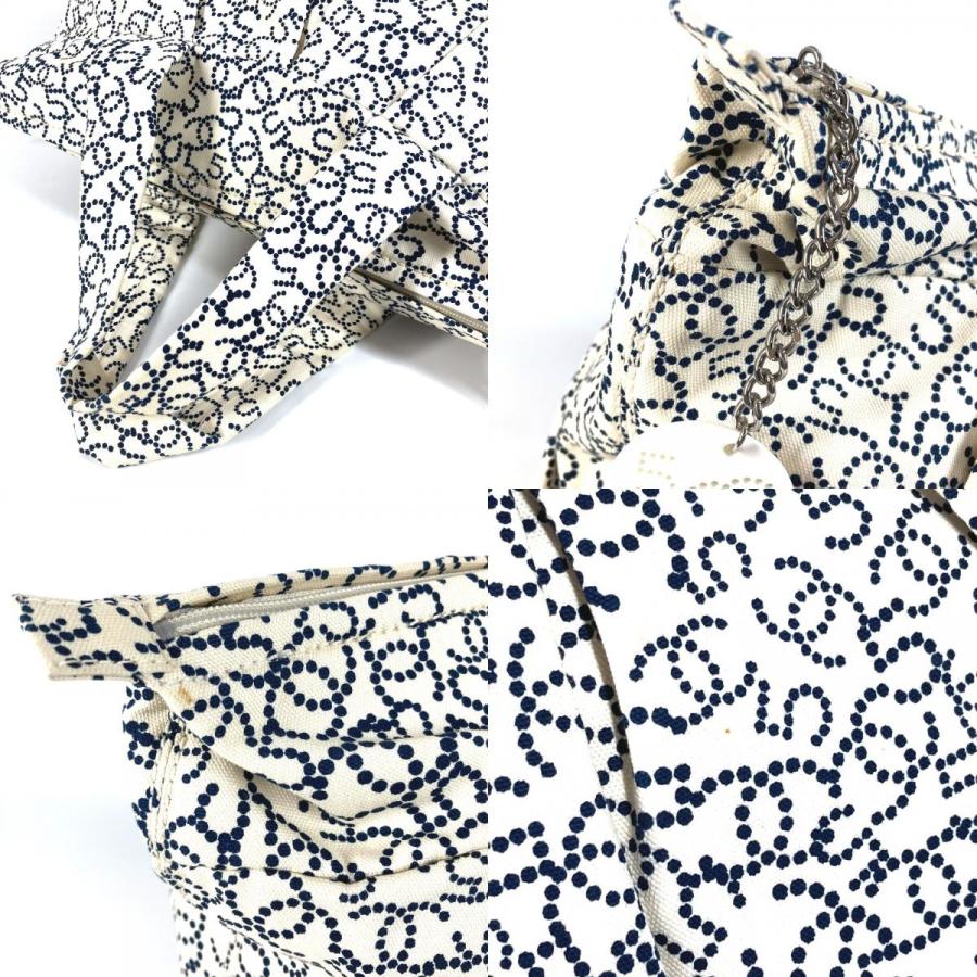 CHANEL シャネル アラベスク カバン トートバッグ ハンドバッグ ホワイト レディース【中古】 | CHANEL | 07