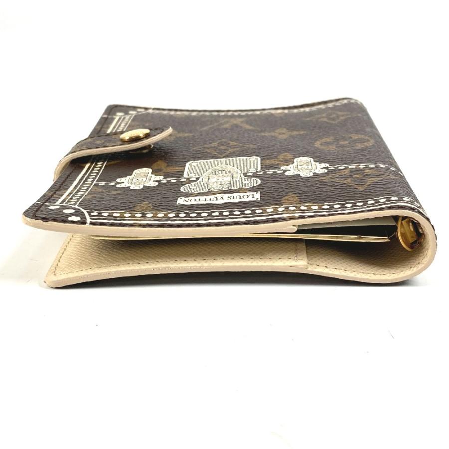 LOUIS VUITTON ルイヴィトン R20968  アジェンダPM システム手帳 ステーショナリー モノグラム トランク 手帳カバー ブラウン 【中古】 | LOUIS VUITTON | 03