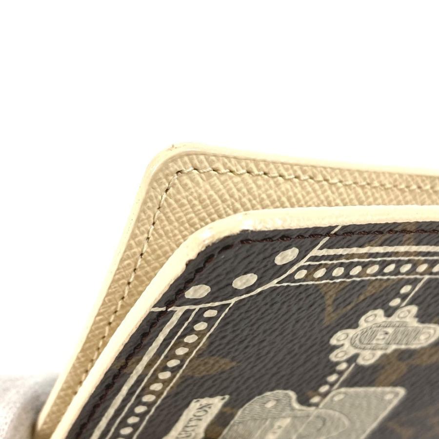 LOUIS VUITTON ルイヴィトン R20968  アジェンダPM システム手帳 ステーショナリー モノグラム トランク 手帳カバー ブラウン 【中古】 | LOUIS VUITTON | 05